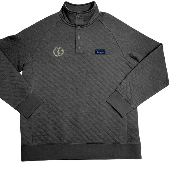 L.L. Bean Men's Quilted Pullover or Sweatshirt in a black large - Picture 3 of 11